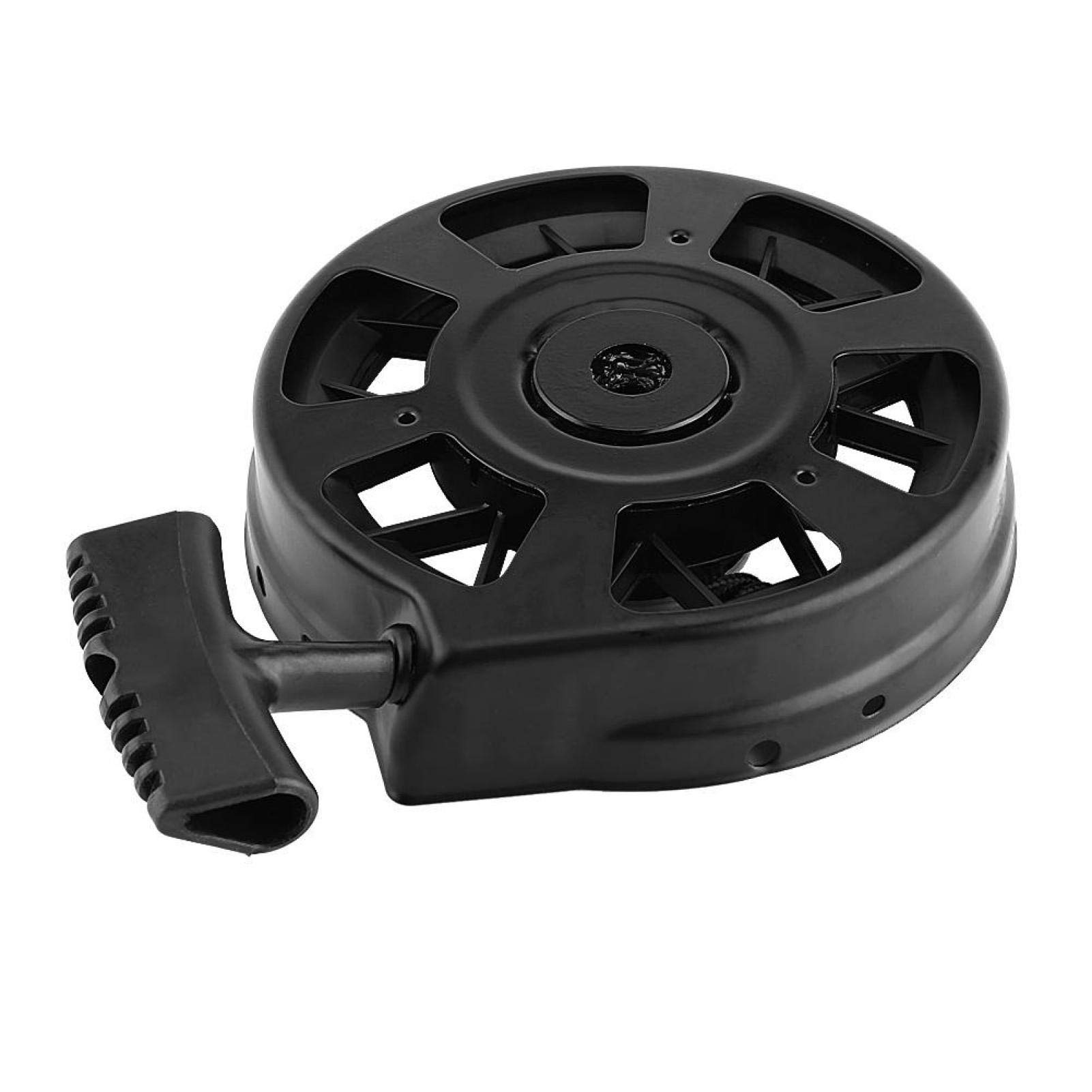 Recoil Starter, Black Recoil Starter Pull Start Assembly for Tecumseh 590702 590739 590637 LEV100 LEV105 LEV115