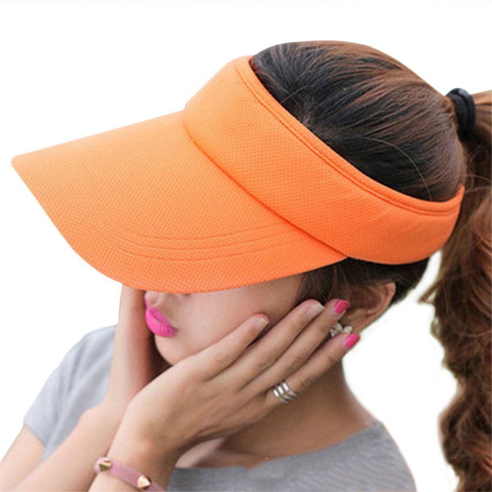 Sun Visors Hats for Women Men Baseballl Cap Golf Visors Thicker Sweatband Unisex Adjustable Outdoor Hat for Golf Cycling Fishing Jogging Tennis Running Hats for Women