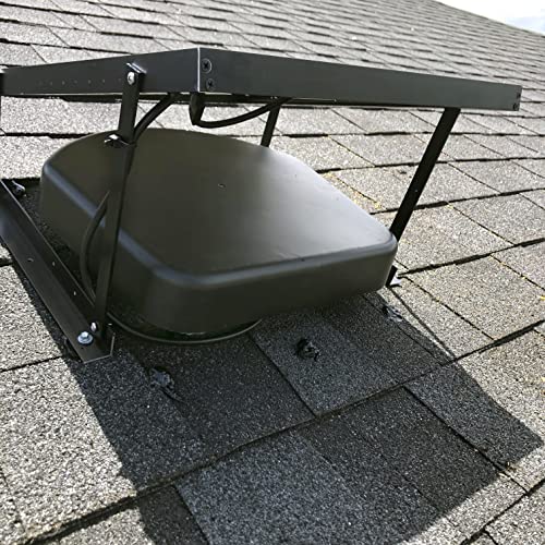 Solar ATTIC Fan iSolar 19WMODSNV with Thermal Switch & Black