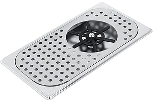 AUNMAS Sink Glass Rinser, 114mm Diameter Stainless Steel Kitchen Sink Cup Rinser Washer Cup Faucet Glass Washer Cleaner Attachment Accessory for Bar