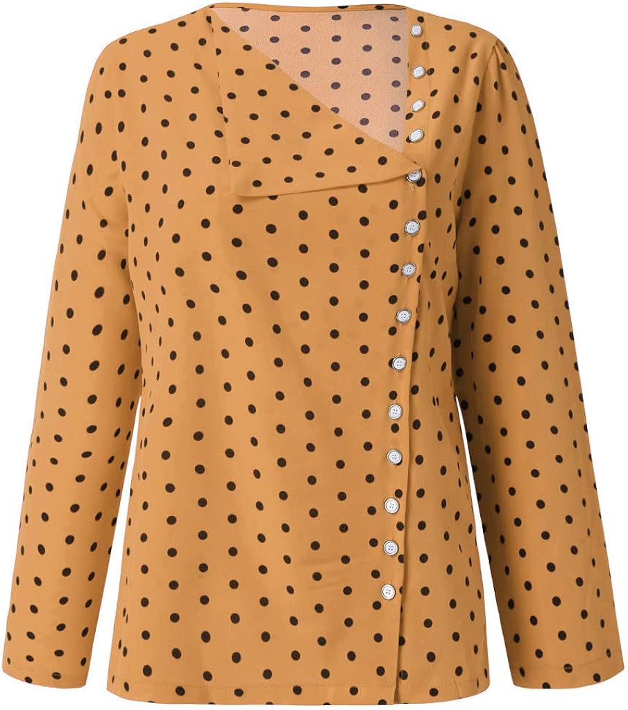 polka dot summer blouse