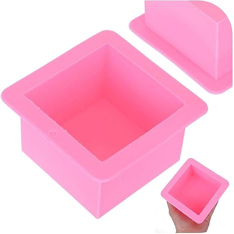 Amazon ソープカッター500 Mlラージキューブスクエアソープ金型再利用可能なシリコーンソープ金型diy手作りクラフトソープ金型装飾ツールを作る 飴 チョコレート型 オンライン通販