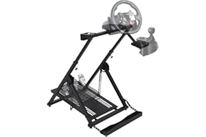 GarveeTech Racing Steering Wheel Stand, Racing Steering Shifter Mount With Seat Slot, Fit for Mainstream Brands Gaming , L-Ty