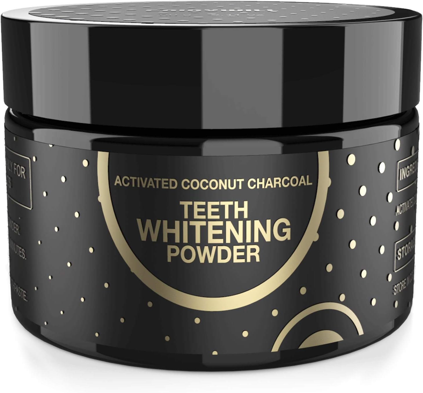 Charcoal Teeth Whitening Activated Charcoal Powder, Proven Safe for Enamel Natural Coconut Charcoal Powder 2.11 oz Whitening Teeth Easy suitable for Toothpaste and Kit