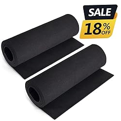 2-Pack Black Eva Foam Sheets roll, Premium eva