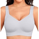 Xcutting Women Wirefree Bras for Women Full Coverage No Underwire Everyday Bras Comfortable Wireless Padded Bras