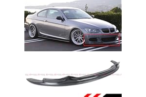 CUZTOM TUNING Fits for 2010-2013 BMW E92 E93 LCI 2 Door 325i 328i 335i ARK Style M Sport Carbon Fiber Front Bumper Lip Spoiler Splitter