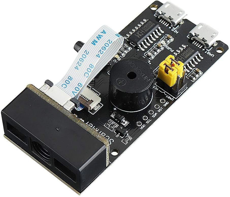 FOR-Arduino Kits, UART Serial Embedded 2D Two-Dimensional Scanner v3.0 Engine Barcode Recognition Scanning Module Sweeping