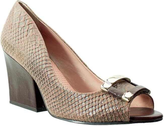 peep toe luz da lua meia pata