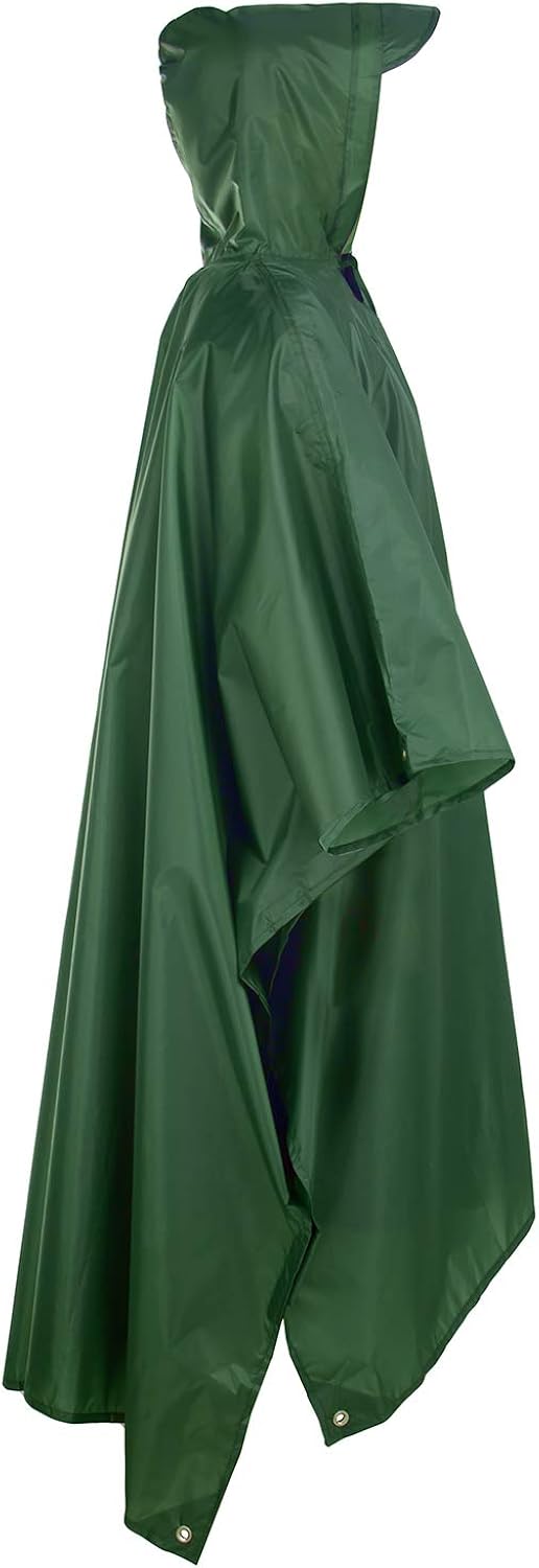 Rain Poncho,Rain Ponchos for Adults Men Women Hooded,Lightweight Reusable: Clothing