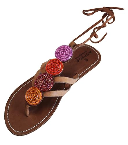 strappy beaded sandals