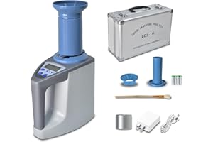 GOYERRNES Professional Grain Moisture Meter, Moisture Tester for 20+ Grains, Measure Weight, Density, Temperature with LCD Display, Wheat, Corn, Rice, Crop Moisture Detector