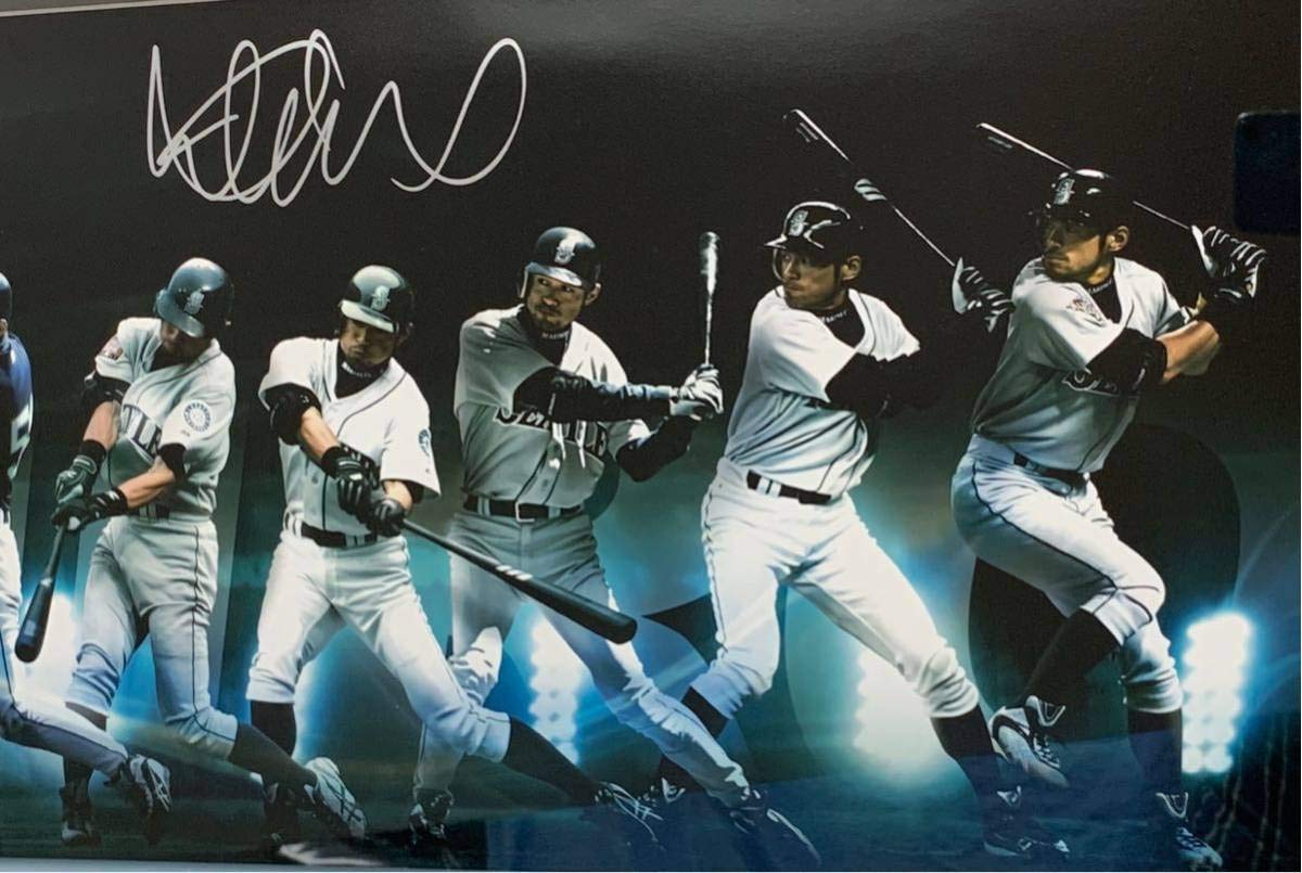 Deck社 直筆サイン入り パノラマフォトディスプレイ Upper 限定51 イチロー B07q84r2py アイドル芸能人グッズ 年中無休