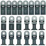 20 x TopsTools UNK20 OMT Mix Blades for Bosch, Fein Multimaster, Multitalent, Makita, Milwaukee, Einhell, Ergotools, Hitachi, Parkside, Ryobi, Worx, Workzone Multitool Multi Tool Accessories