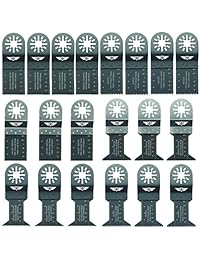 20 x topstools unk20 OMT cuchillas para Bosch, Fein Multimaster, colores, Makita, Milwaukee, Einhell, ergotools, Hitachi, Parkside, Ryobi, Worx, WorkZone multiherramienta Multi Herramienta accesorios