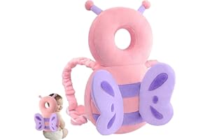ROXANEPIG Baby Head Protector, Baby Head Protection Backpack, Toddler Walking Head Protector Backpack, Adjustable Wear Head P