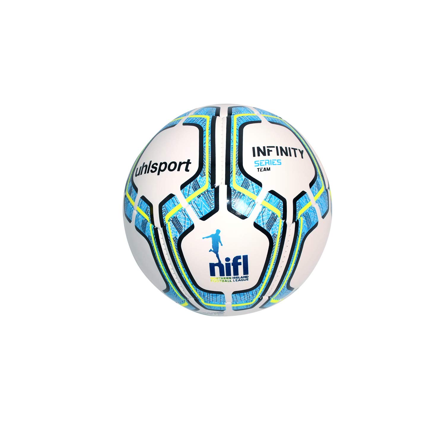 uhlsport Pro Synergy Balón de fútbol, Hombre, White/Navy/Fluo ...