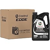 Castrol EDGE 0W-20 Advanced Full Synthetic Motor Oil, 5 Quarts, Pack of 3