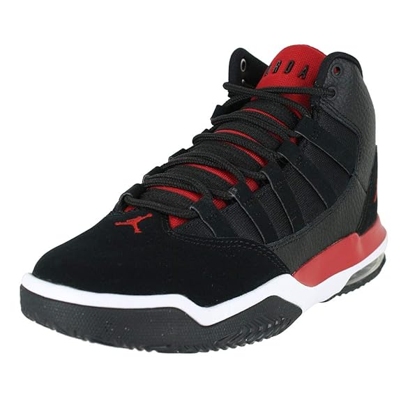 Nike Jordan Max Aura (GS), Scarpe da Fitness Bambino, Multicolore (Black/Gym Red/White 061), 36 