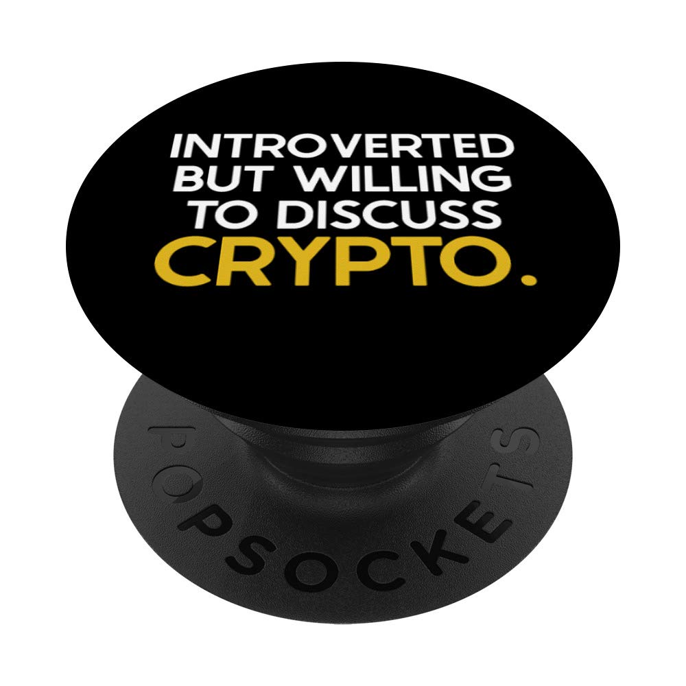 Cryptocurrency Trader Investor Blockchain Developer Gift PopSockets Grip and Stand for Phones and Tablets