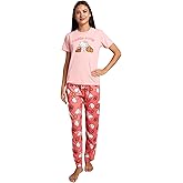 Bioworld Hello Kitty Apples & Pumpkins Women's Pajama Set