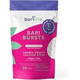 Calcium Citrate Bariatric Calcium Chews with 1000 IU Vitamin D3 - Ideal for Bariatric Patients - BariBurst by Bari Life (Watermelon)