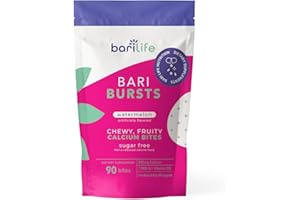 Calcium Citrate Bariatric Calcium Chews with 1000 IU Vitamin D3 - Ideal for Bariatric Patients - BariBurst by Bari Life (Watermelon)
