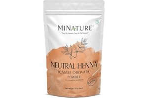 minature Pure Neutral Henna Powder(Cassia Obovata) |for Hair Conditioning| Adds no Colour to hair| 100% Herbal & Natural Scalp care mask |Unisex |227 gm(8 oz)