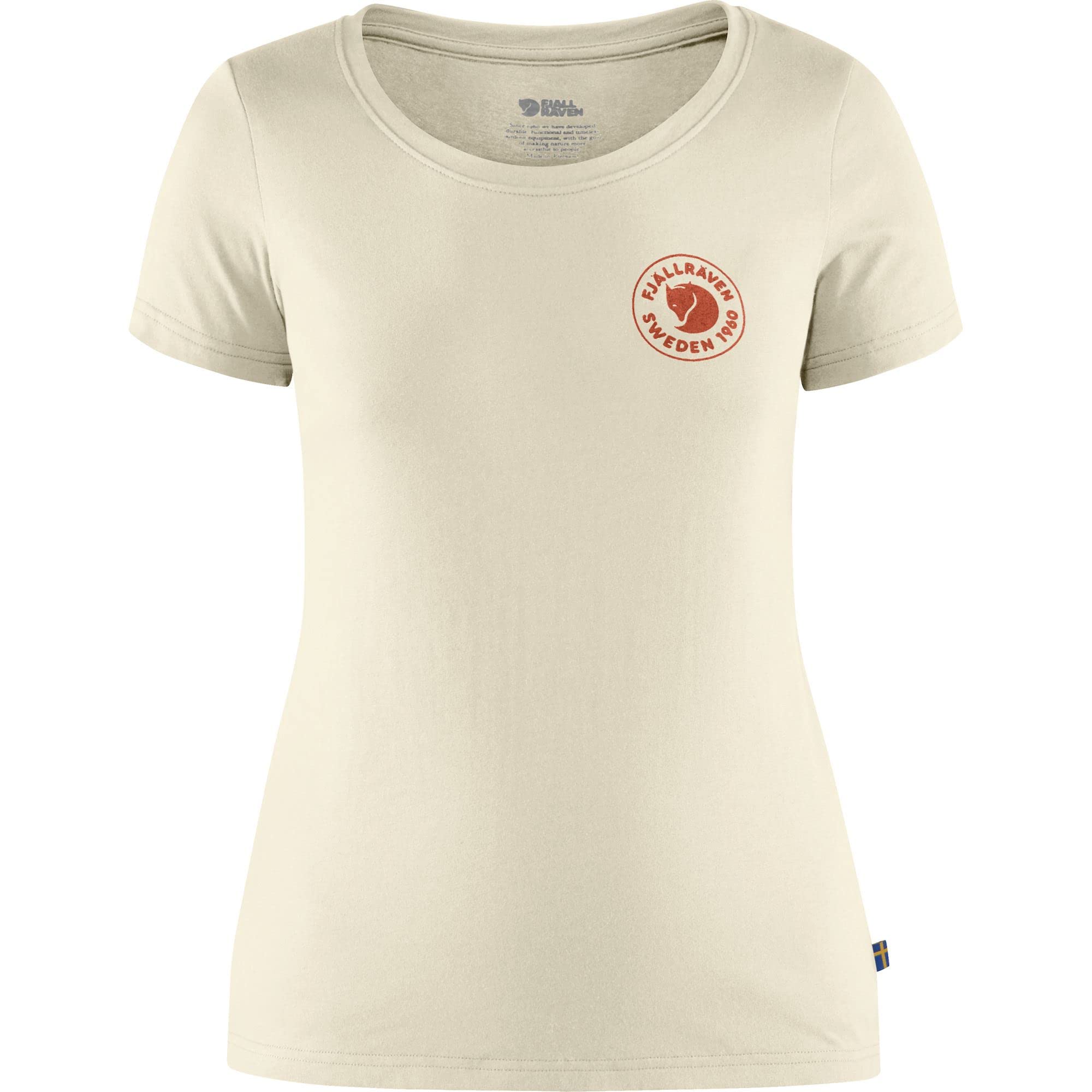 FJALLRAVEN F83513-113 1960 Logo T-Shirt W Chalk White XXS