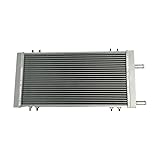 HCHCSPEED 2 Rows Universal Aluminum Radiator Air to