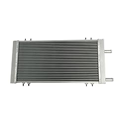 HCHCSPEED 2 Rows Universal Aluminum Radiator Air to