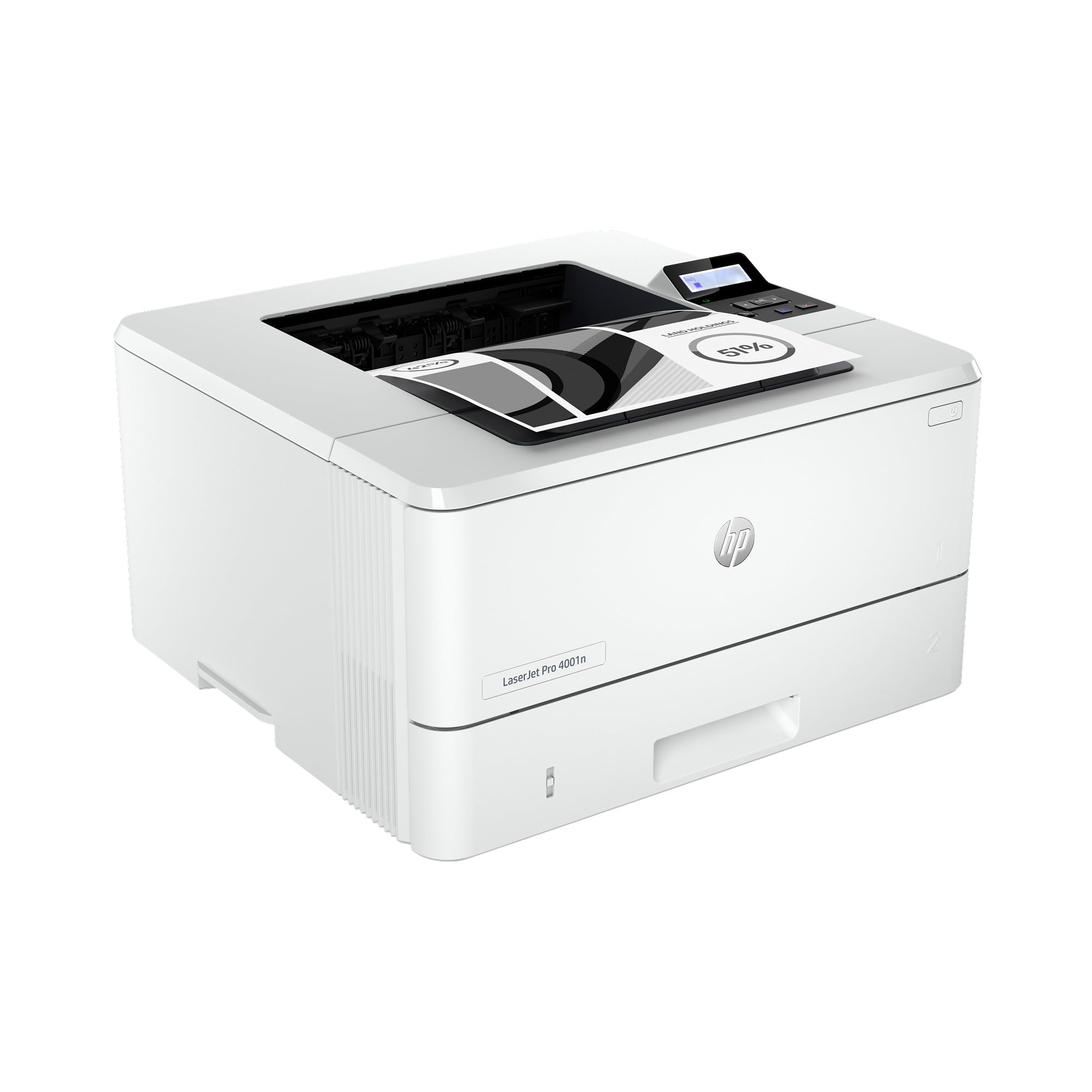 Photo 1 of HP LaserJet Pro 4001n Black & White Printer, Print, Fast speeds, Easy Setup, Mobile Printing, Advanced Security, USB, Ethernet Connection, Best-for-Office