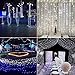 Vastar AD222 120 in 1 LED Party Lights for Paper Lanterns Balloons with 30 LED lights and 90 Button Batteries Decoration String Lights, White