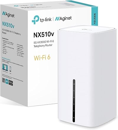 TP Link NX510V AX3000 5G Router with SIM Slot EasyMesh Quad Gigabit