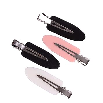 Amazon Com 4pcs Bag Oval Hairpin Hair Clips Clamps Diy Adorning