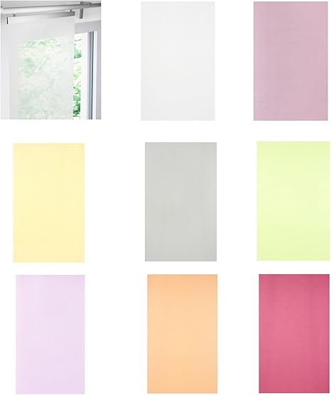 Amazon De Ikea Schiebegardine Luddhavre Transparent In 8 Farben Rot
