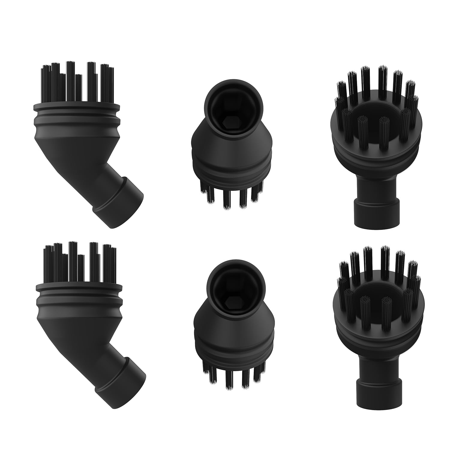 Photo 1 of Vykyntow 6 Pack Steam Cleaner Attachments Brush Compatible with Dirt Devil 7-in-1 Handheld Steamerwd21000, Steam Cleaner Replacement Accessories Nylon Brush Parts