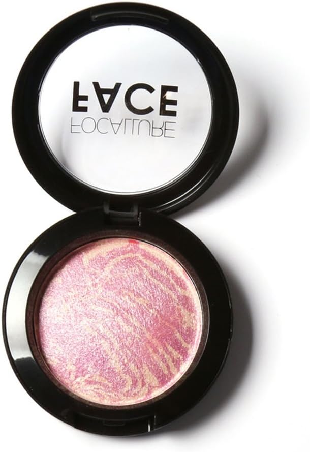 Oshide Baked Blush Powder Blusher Highlighter Eyeshadow Shimmer Powder Palette (1#)