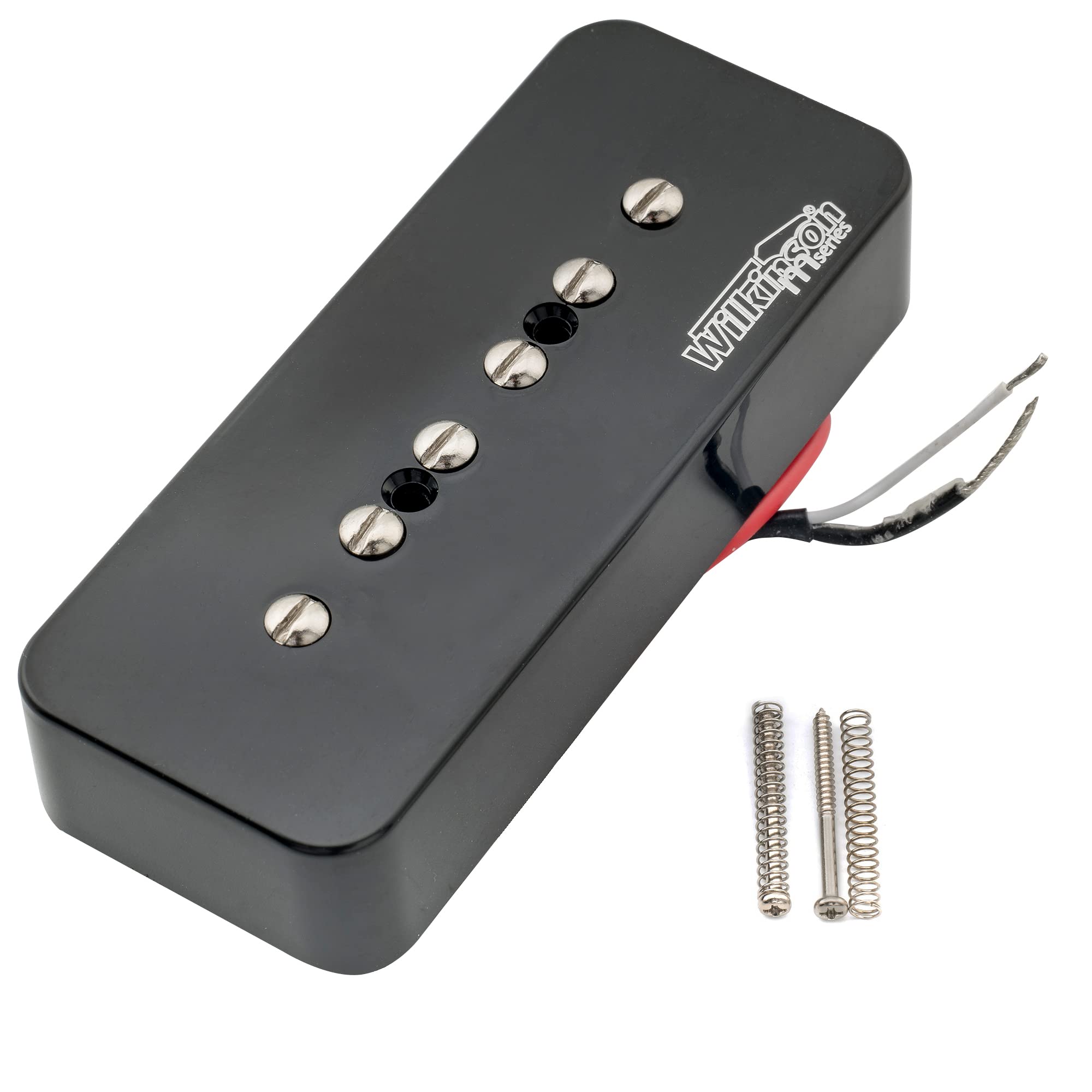Wilkinson M Series Alnico 5 P90 Soapbar Neck Pickup for Les Paul/SG Electric Guitar, Black