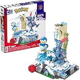 MEGA Pokémon Building Toys Set, Piplup and Sneasel’s Snow Day with 183 Pieces, 2 Poseable Characters and Motion, for Kids