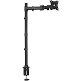 VIVO Single Monitor Desk Mount, Extra Tall Fully Adjustable Stand for 1 LCD Screen up to 32 inches, Ultra Wide Screens up to