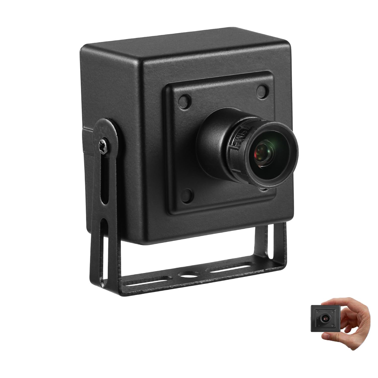 REVODATA HD 5MP POE Starlight IP Camera Mini,4mm Lens Small Full Color Night Indoor Security Camera,P2P CCTV Video IP POE H.265 Motion Detection (I706-P-FC-HS Black)