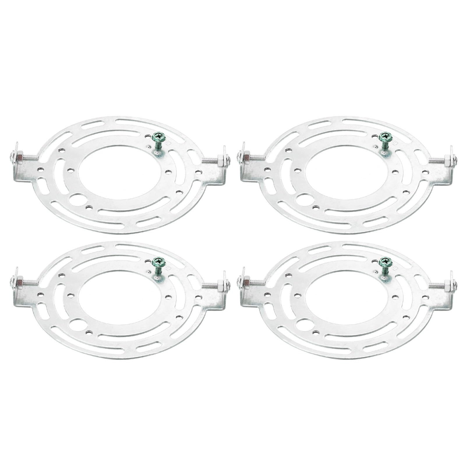 PATIKIL 120mm (4.72") Universal Light Fixture Mounting Bracket Kit, 4set Light Crossbar Round Ceiling Plate for Wall Light, Close to Ceiling Light, Chandelier