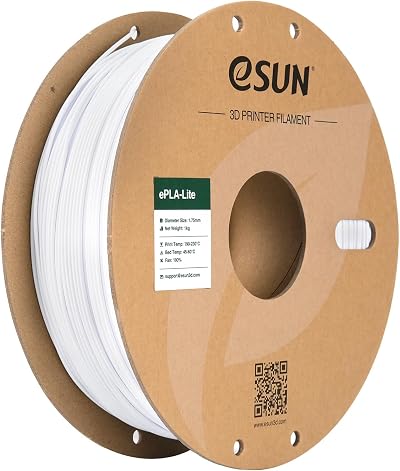 eSUN PLA Filament 1.75mm Cold White 1KG Spool +/-0.03mm FDM 3D Printer Materials