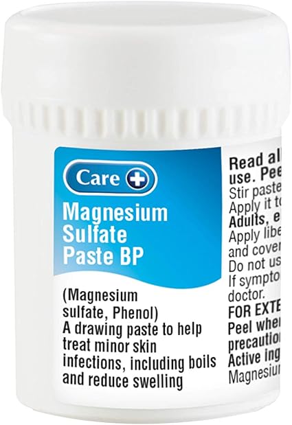 Amazon Com Care Magnesium Sulphate Paste Bp 50g Health