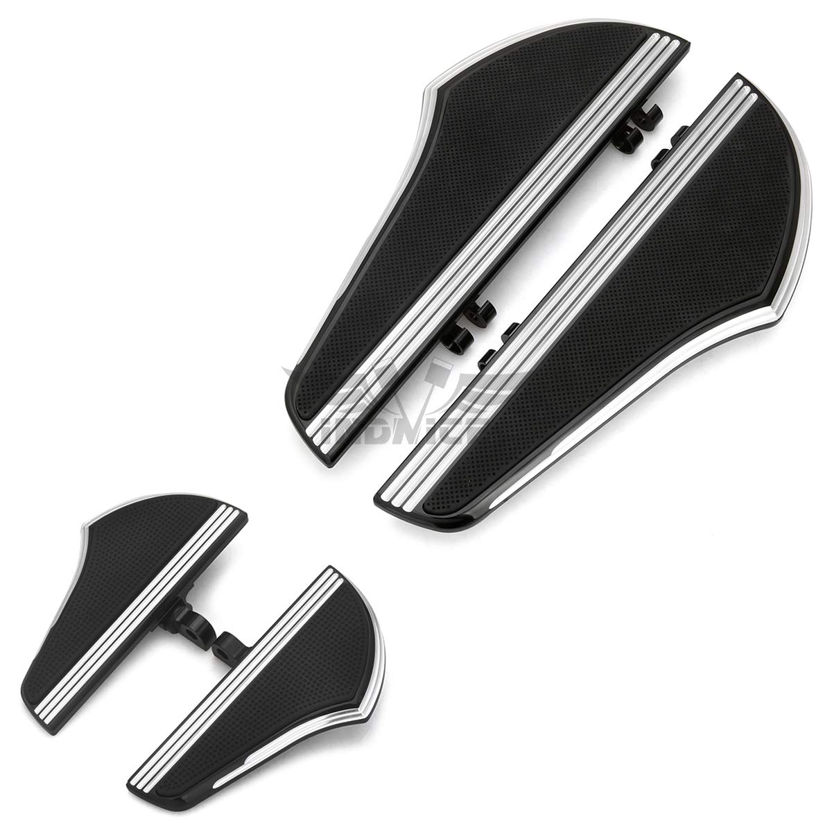 Defiance Rider passenger Footboards for harley electra glide roadking