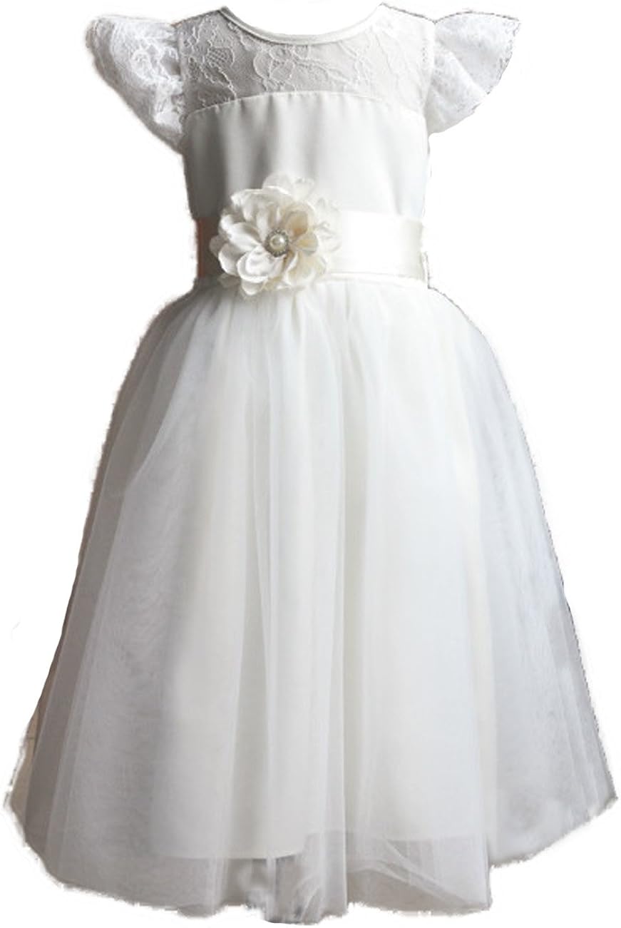 white tea party dress