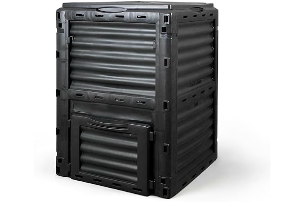 Yardlab Outdoor Compost Bin 80 Gallon/300L | Large Capacity, Fast Creation of Fertile Soil Aerating Compost Box, Easy Assembl