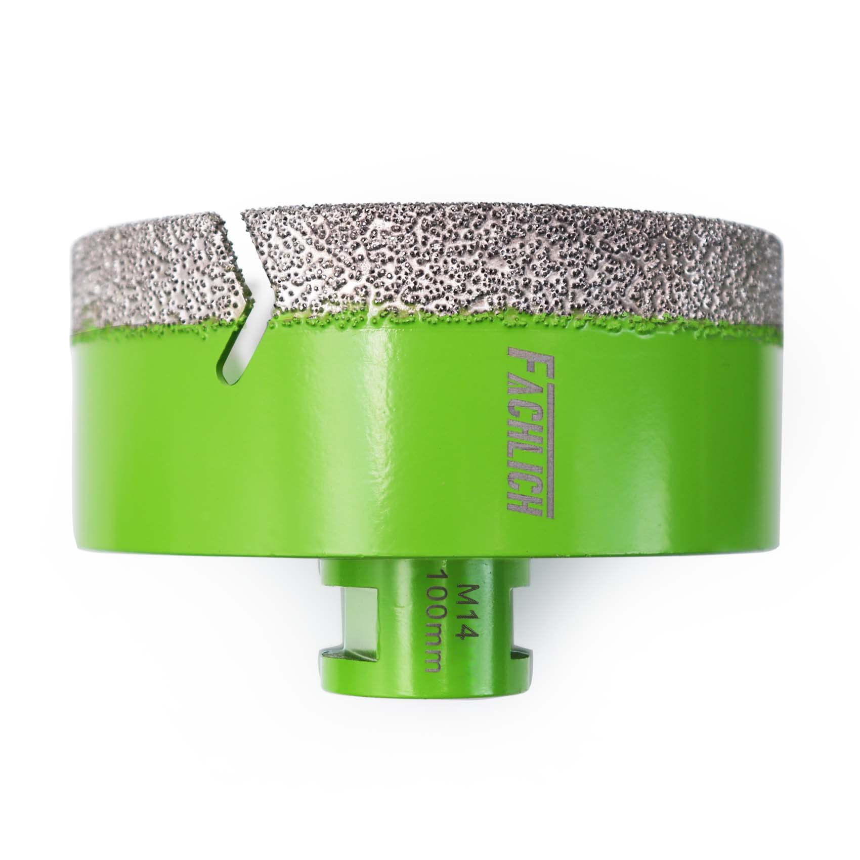 FACHLICH Diamond Core Drill Bit 100mm Tile Hole Saw Vacuum Brazed for Porcelain Tile Ceramic Granite Marble — image 1