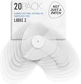 NOT JUST A PATCH Clear Sensor Covers Freestyle Libre 2 20 Pack 14+ days